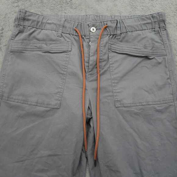 Cato Jeans Women's Size L Gray High-Rise Elastic Waist Straight Crop 26" Inseam - Picture 10 of 16